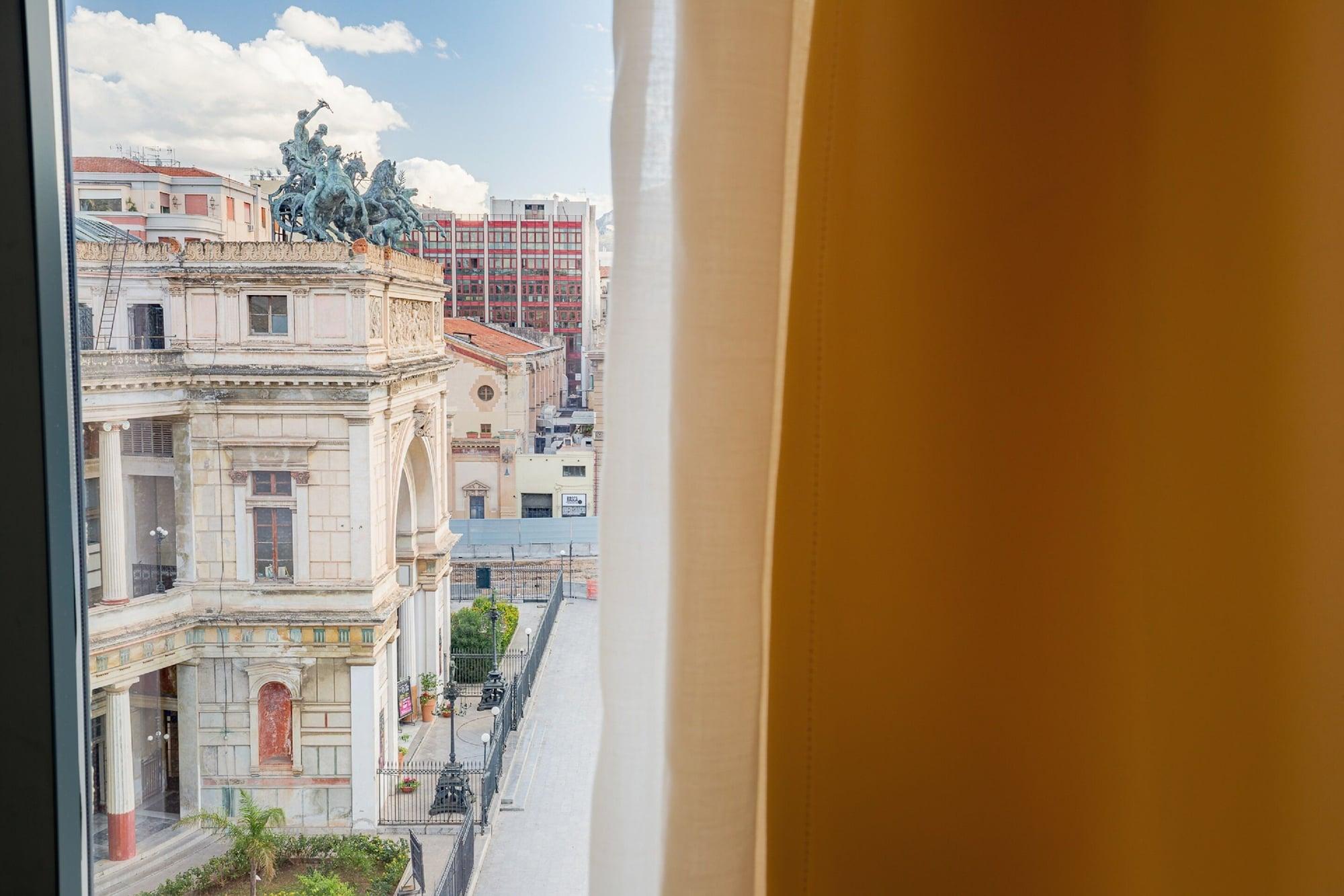 Hotel Politeama Palermo Exterior foto